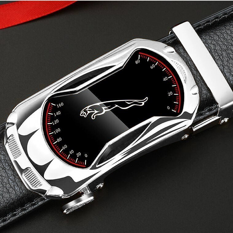 Belt men's genuine leather belt 2025 new genuine high-grade cowhide business versatile young man trouser belt gift box