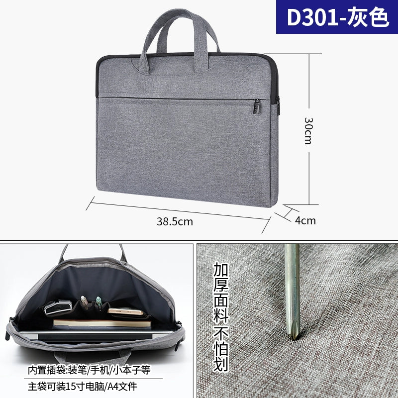 Briefcase Men's Handbag Document Bag Men's Business 2025 New Computer Commuter Office Tote Bag Customization