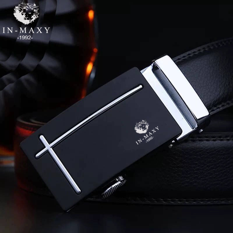 Belt men's genuine leather belt 2025 new genuine high-grade cowhide business versatile young man trouser belt gift box