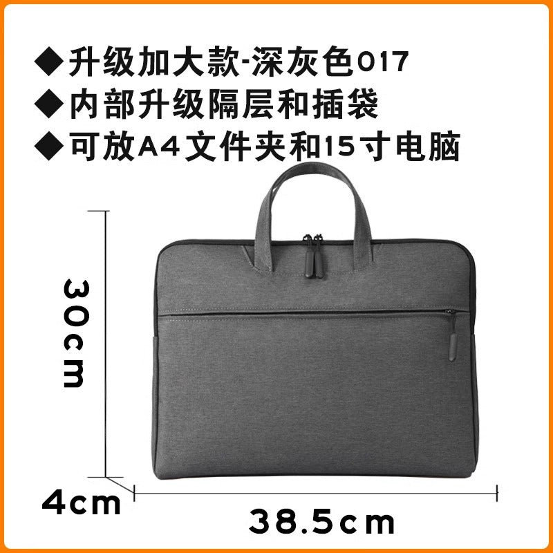 Briefcase Men's Handbag Document Bag Men's Business 2025 New Computer Commuter Office Tote Bag Customization