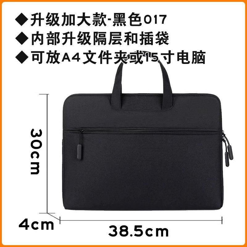 Briefcase Men's Handbag Document Bag Men's Business 2025 New Computer Commuter Office Tote Bag Customization