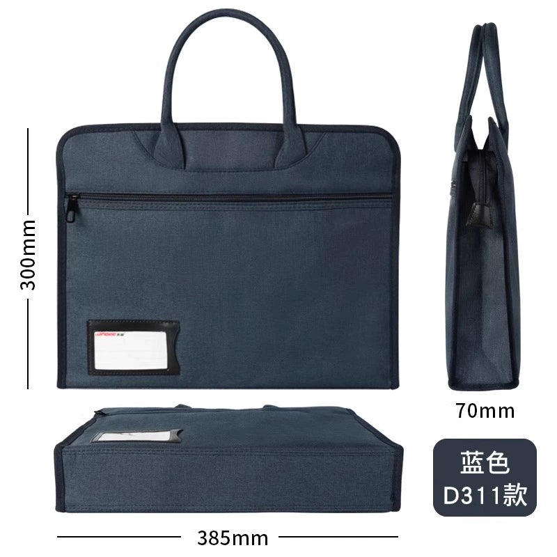 Briefcase Men's Handbag Document Bag Men's Business 2025 New Computer Commuter Office Tote Bag Customization