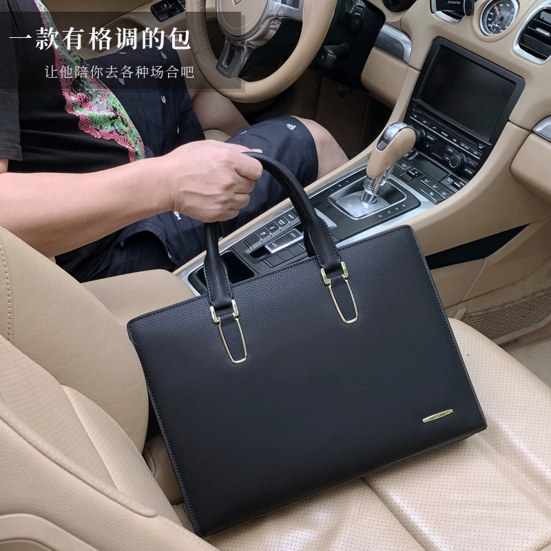 Brand Code Lock Men's Bags Handbags Men's Horizontal Shoulder Bags Crossbody Business Bags Briefcases Men's Bags Leather Bags