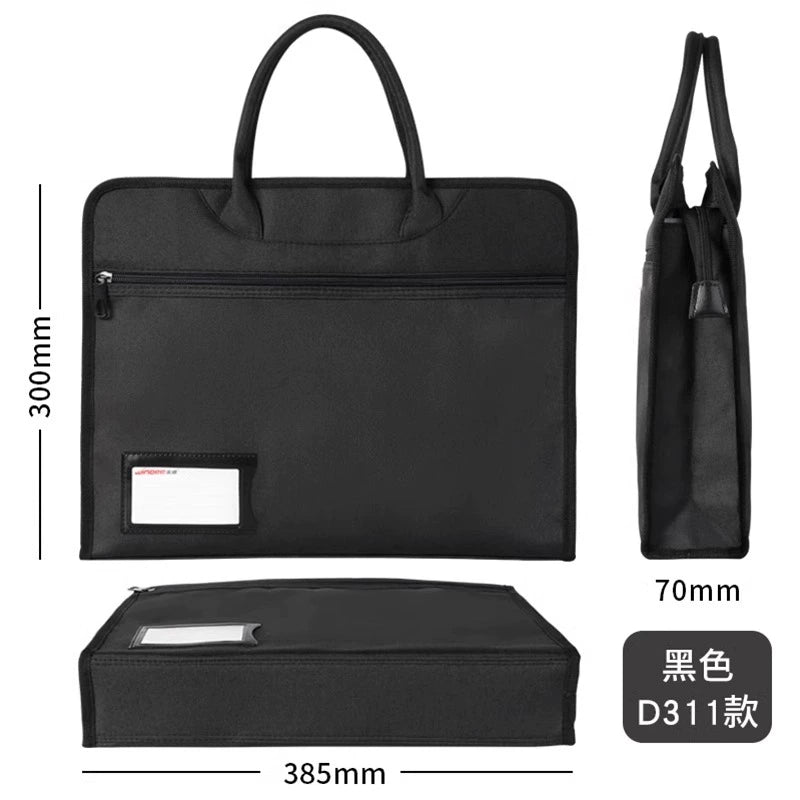 Briefcase Men's Handbag Document Bag Men's Business 2025 New Computer Commuter Office Tote Bag Customization