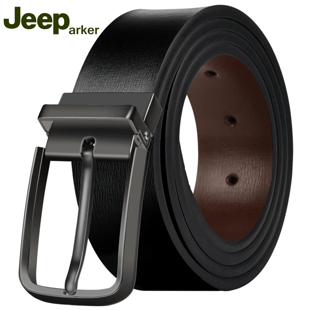 Belt men's leather youth pin buckle pure cowhide pants belt cowhide business formal wear youth pants belt men's narrow temperament