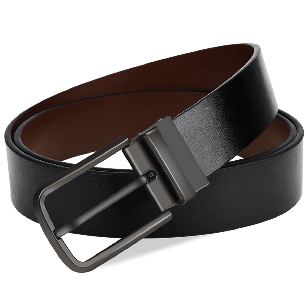 Belt men's leather youth pin buckle pure cowhide pants belt cowhide business formal wear youth pants belt men's narrow temperament