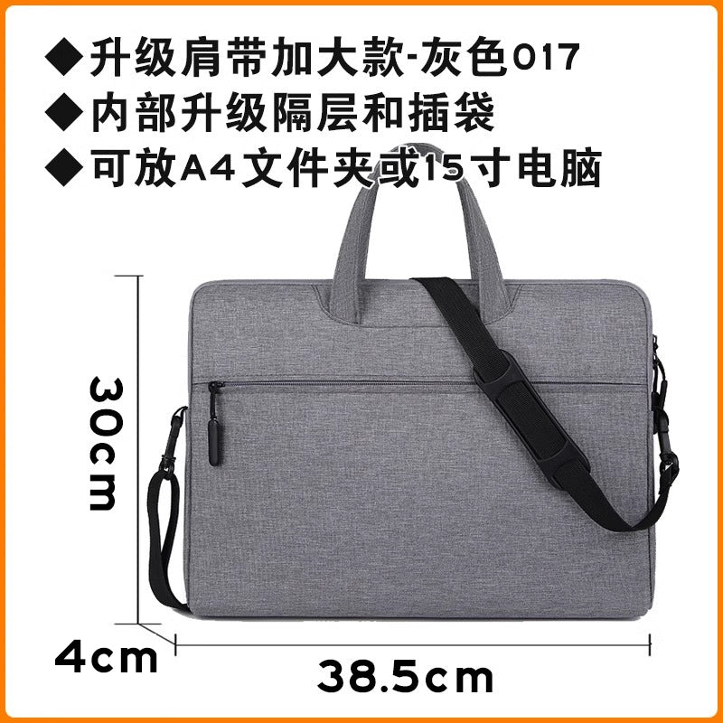 Briefcase Men's Handbag Document Bag Men's Business 2025 New Computer Commuter Office Tote Bag Customization