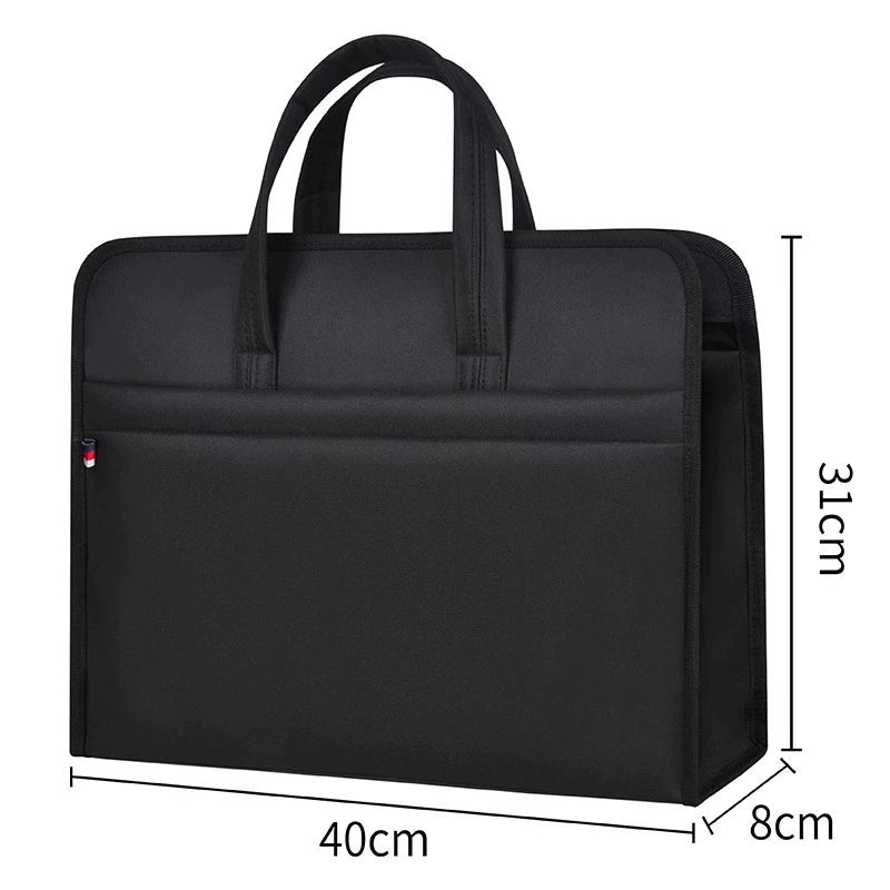 Briefcase Men's Handbag Document Bag Men's Business 2025 New Computer Commuter Office Tote Bag Customization