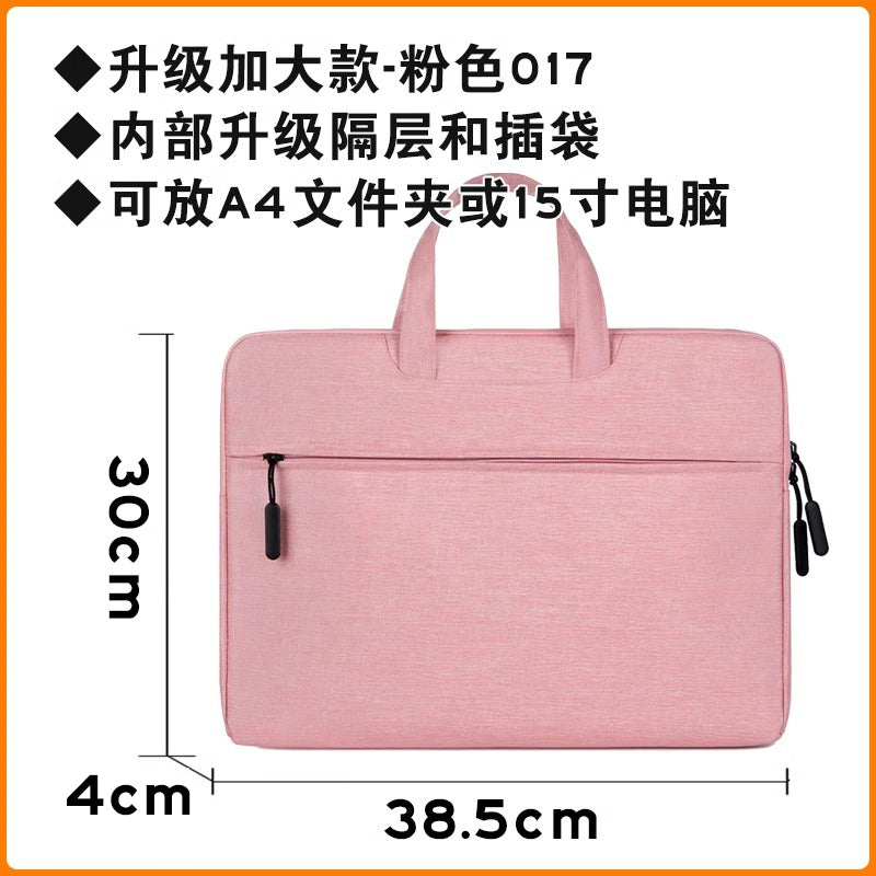 Briefcase Men's Handbag Document Bag Men's Business 2025 New Computer Commuter Office Tote Bag Customization
