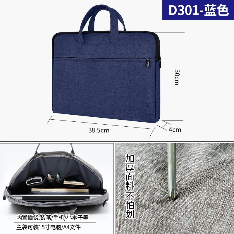 Briefcase Men's Handbag Document Bag Men's Business 2025 New Computer Commuter Office Tote Bag Customization