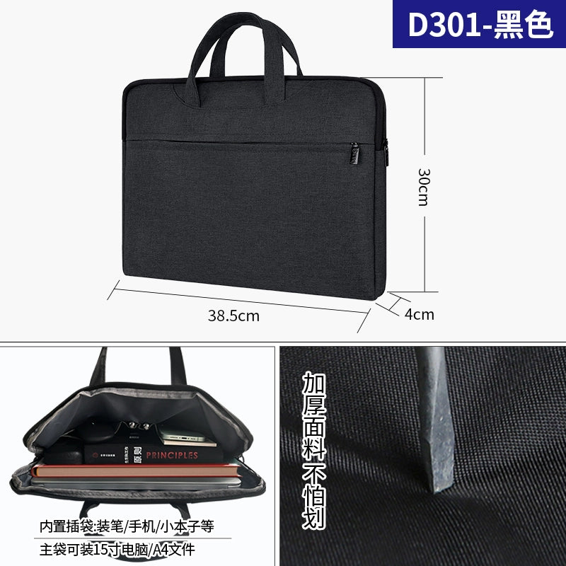 Briefcase Men's Handbag Document Bag Men's Business 2025 New Computer Commuter Office Tote Bag Customization