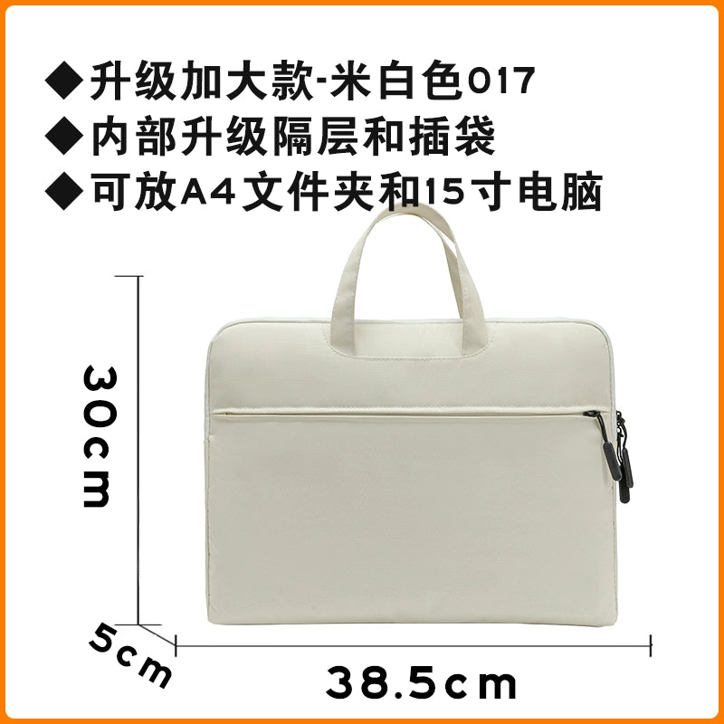 Briefcase Men's Handbag Document Bag Men's Business 2025 New Computer Commuter Office Tote Bag Customization