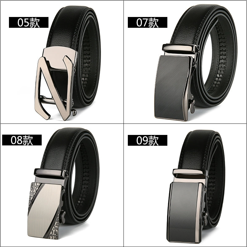 Men's belt automatic buckle belt korean fashion casual middle-aged young man business buckle trouser belt