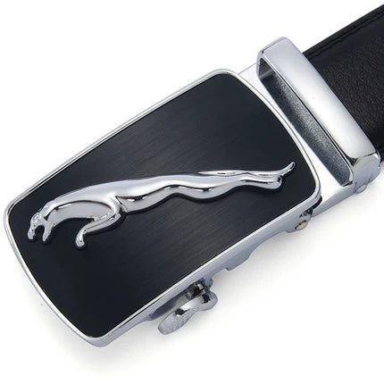 Belt men's genuine leather belt 2025 new genuine high-grade cowhide business versatile young man trouser belt gift box