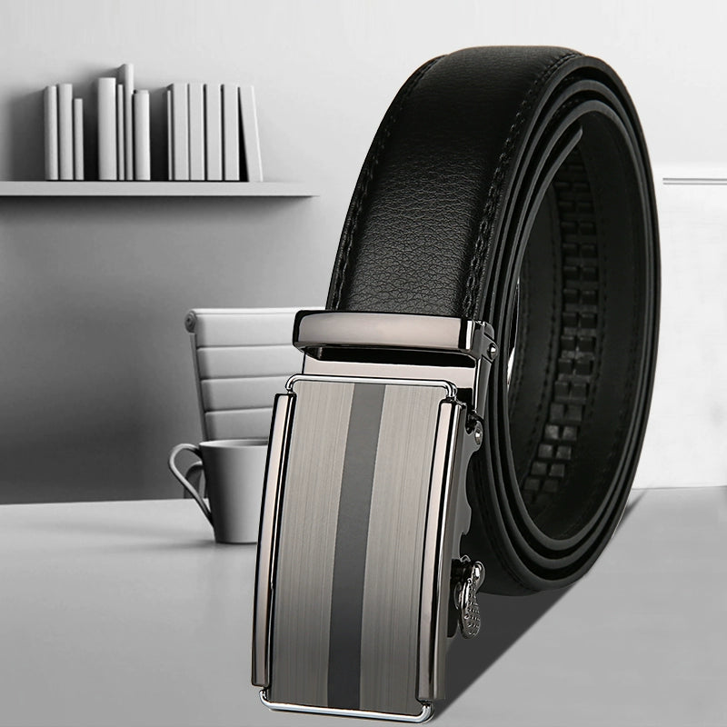 Men's belt automatic buckle belt korean fashion casual middle-aged young man business buckle trouser belt