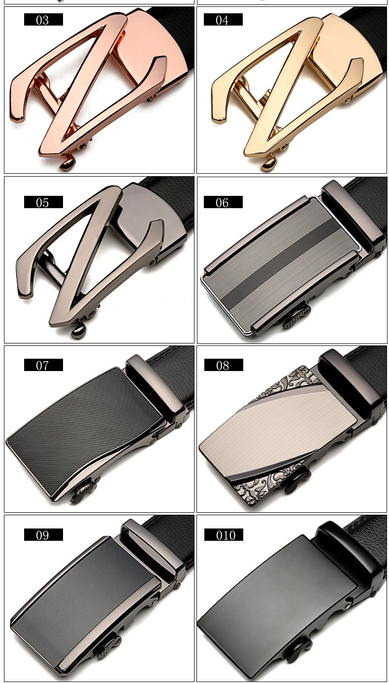 Men's belt automatic buckle belt korean fashion casual middle-aged young man business buckle trouser belt