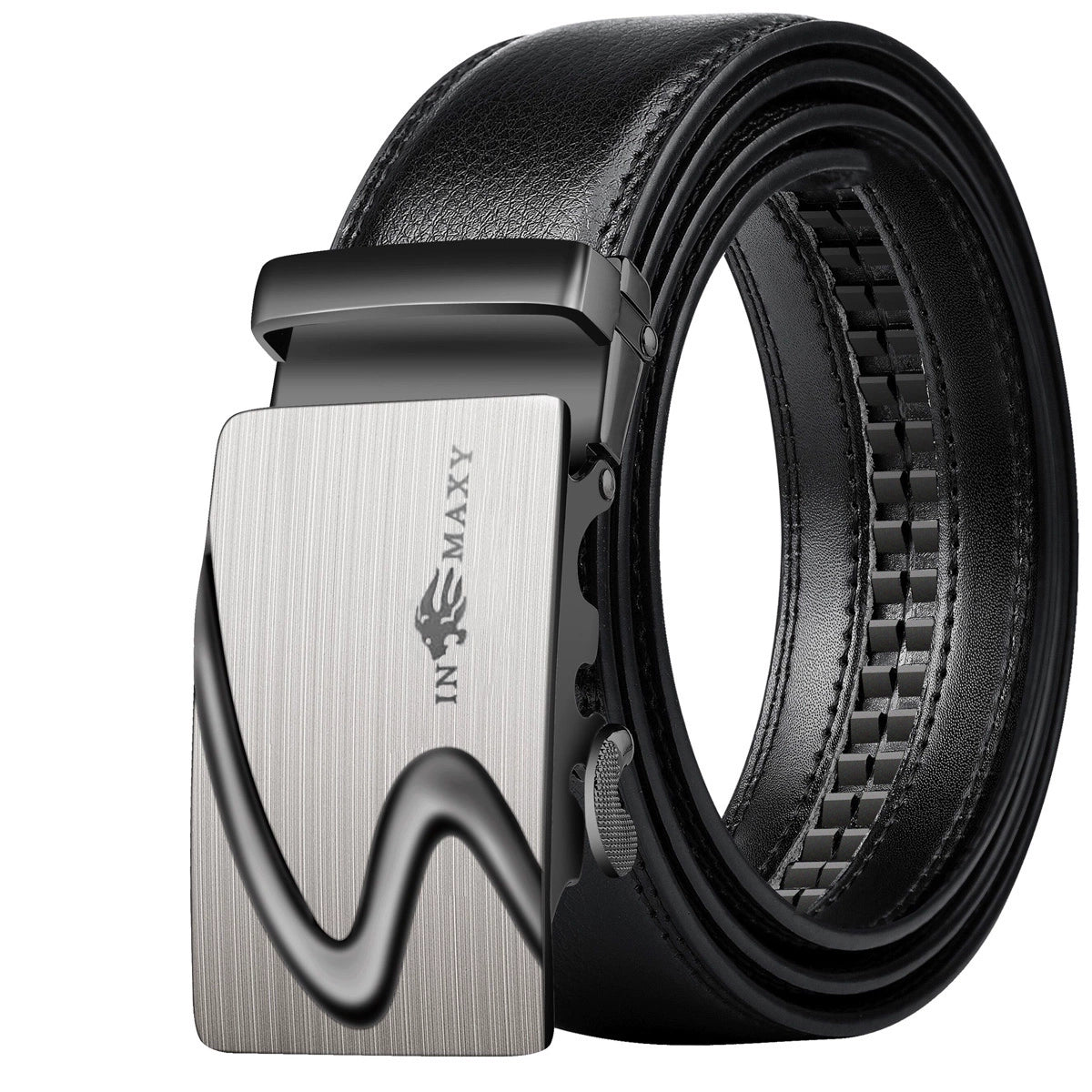 Belt men's genuine leather belt 2025 new genuine high-grade cowhide business versatile young man trouser belt gift box