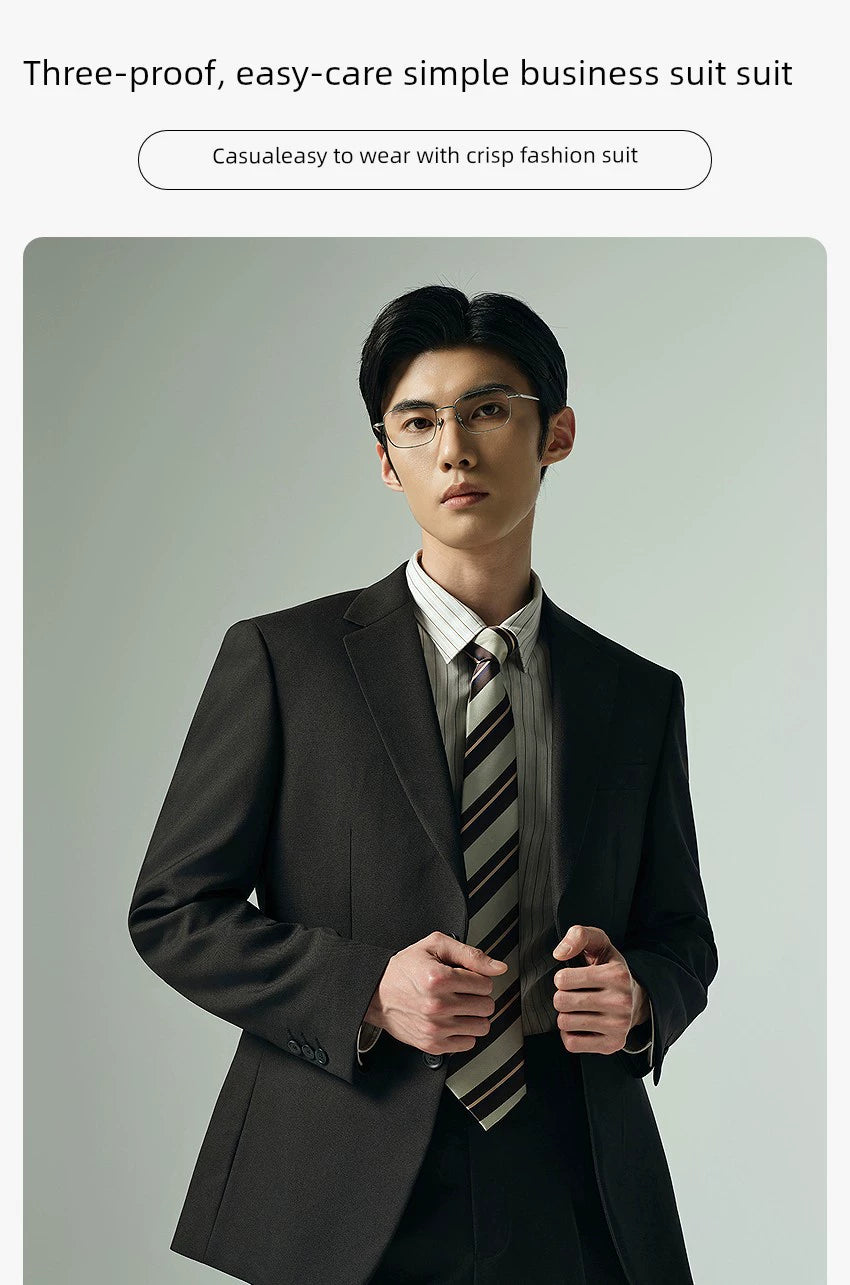 Lilong Suit Men's 2025 Autumn New Business Men's Gentleman's Formal Wear