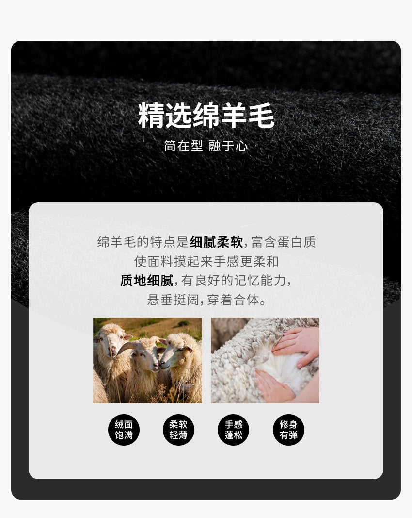 [Including sheep wool] Lilang official suit men's lapel business 2025 autumn new slim jacket men's model