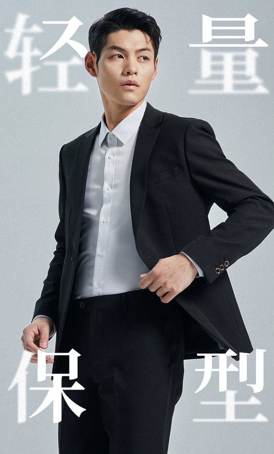 [Light] Lilang official suit men's spring and autumn high-end business suit male gentleman style groom wedding suit