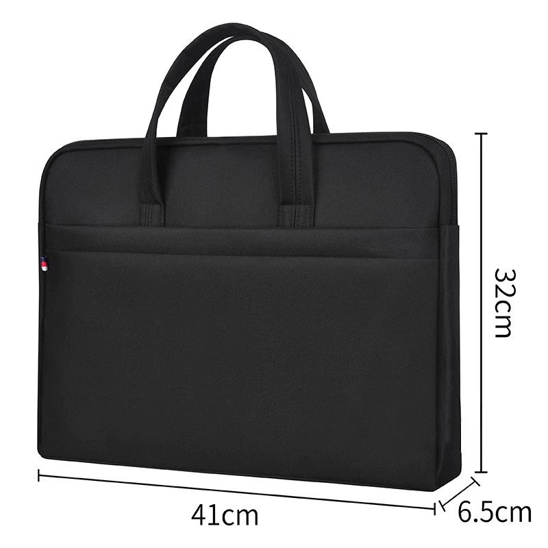 Briefcase Men's Handbag Document Bag Men's Business 2025 New Computer Commuter Office Tote Bag Customization