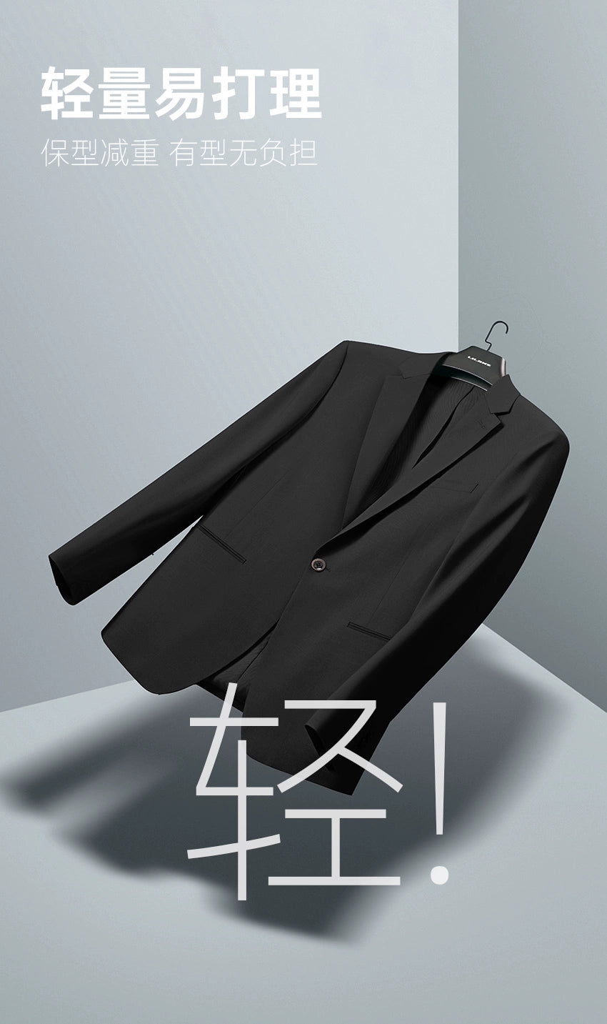 [Light] Lilang official suit men's spring and autumn high-end business suit male gentleman style groom wedding suit