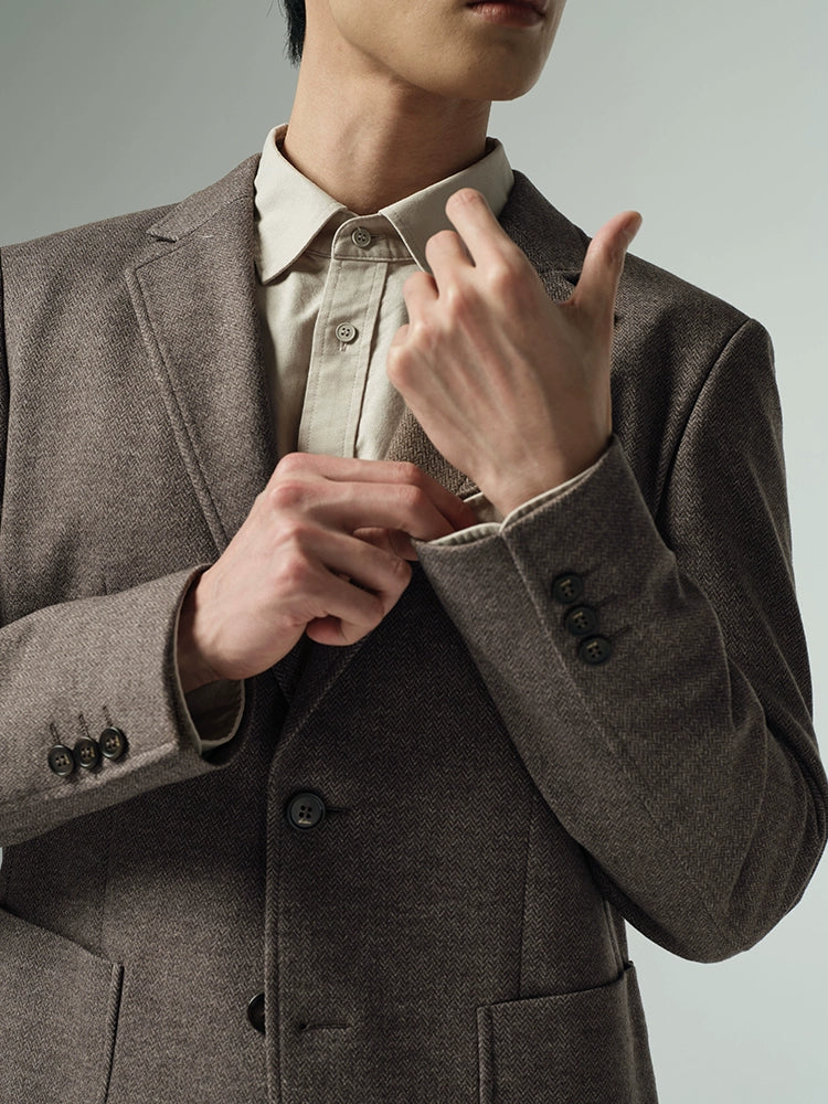 [Including sheep wool] Lilang official casual suit men's 2025 autumn new casual slim single jacket