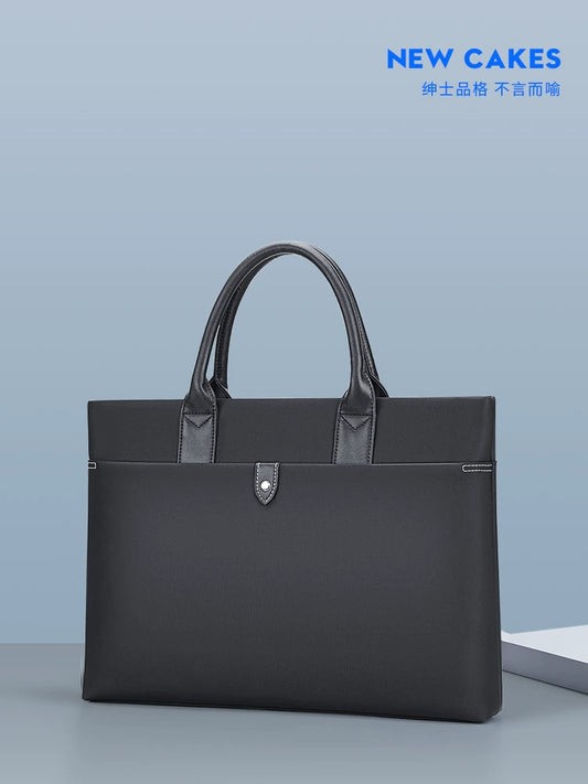 Emperor Paul briefcase men's commuter tote bag casual oxford cloth folder bag waterproof nylon computer bag