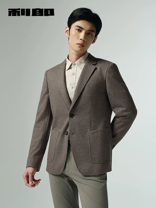 [Including sheep wool] Lilang official casual suit men's 2025 autumn new casual slim single jacket