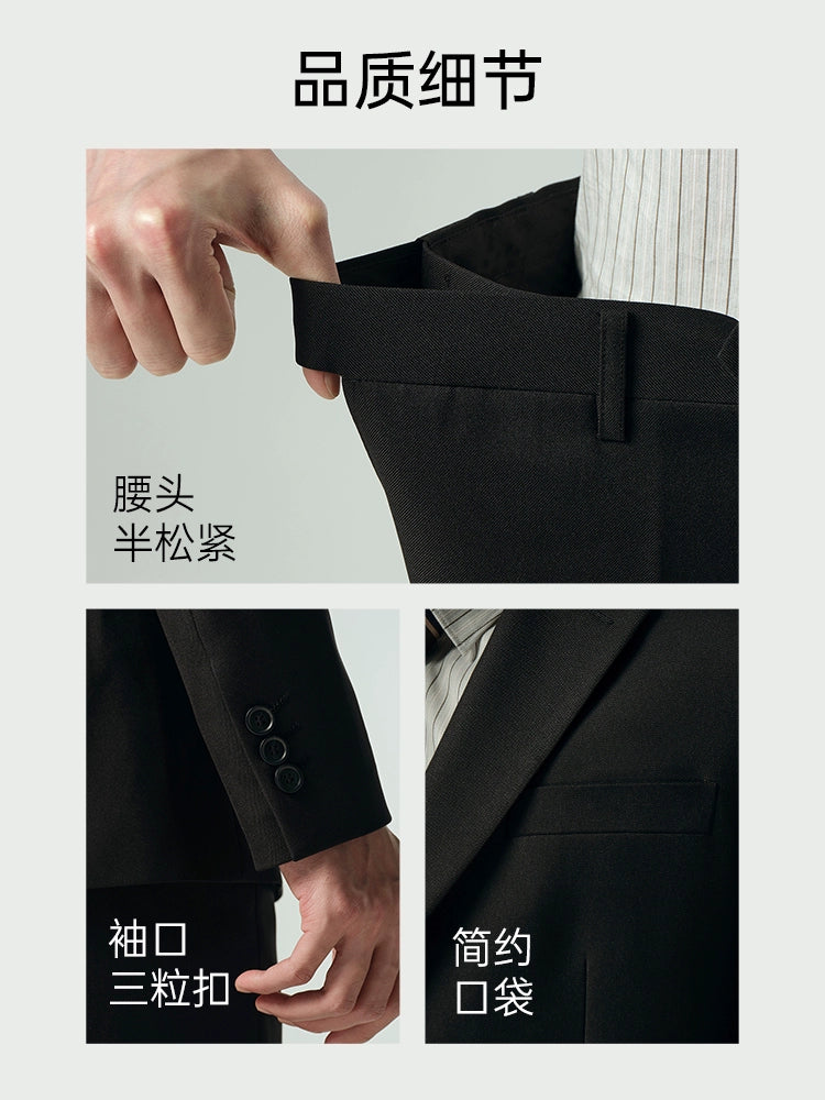 Lilong Suit Men's 2025 Autumn New Business Men's Gentleman's Formal Wear