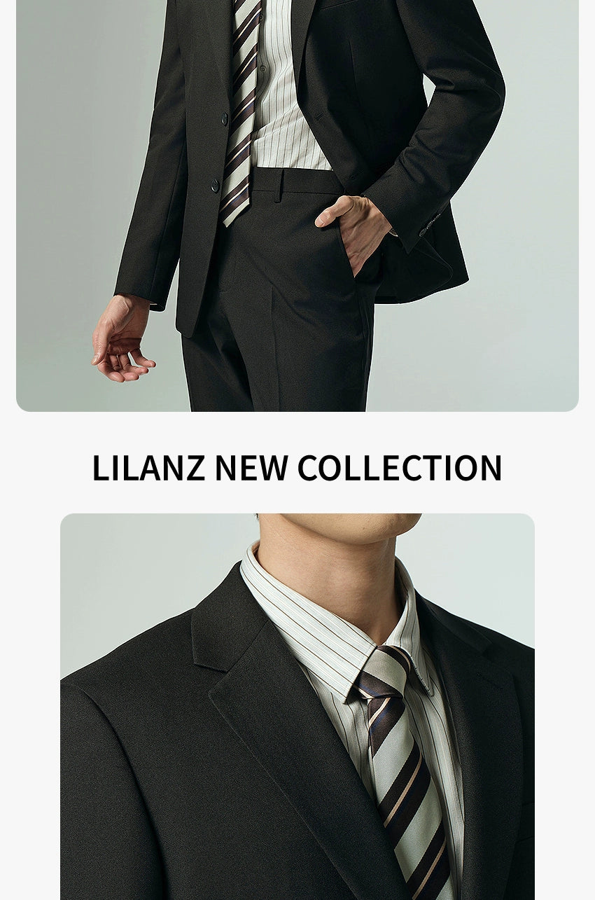 Lilong Suit Men's 2025 Autumn New Business Men's Gentleman's Formal Wear
