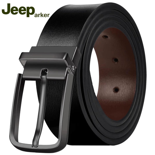 Belt men's leather youth pin buckle pure cowhide pants belt cowhide business formal wear youth pants belt men's narrow temperament