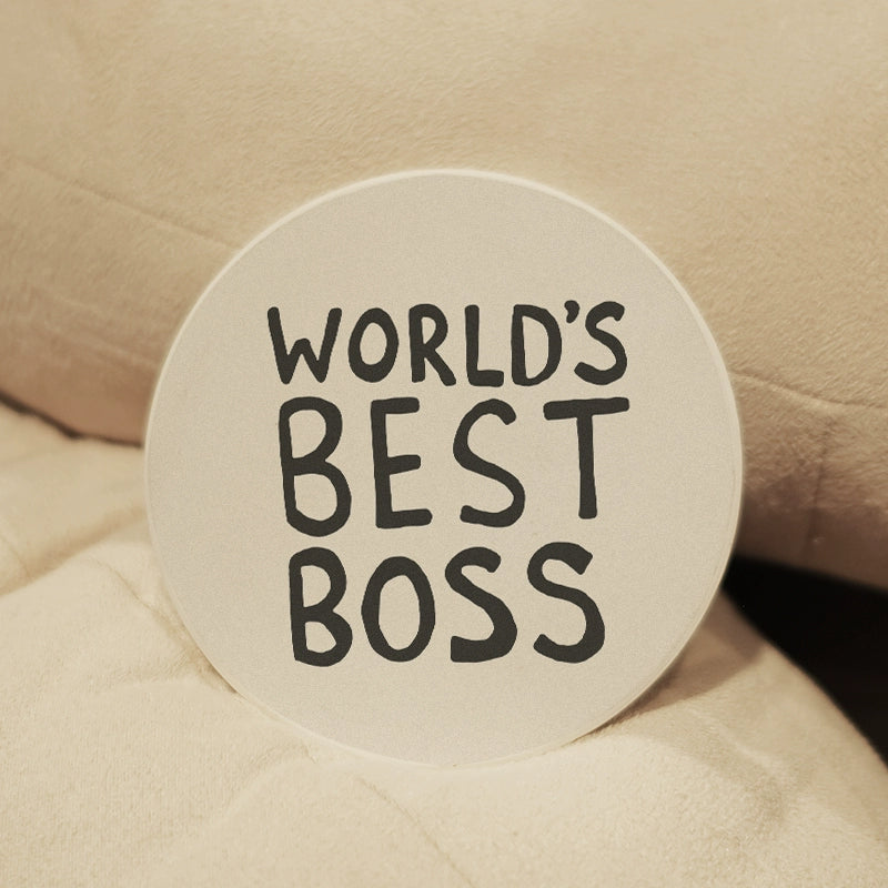 World's Best Boss Mug Ceramic Niche Couple Office Coffee Mug Fat Cup Cup