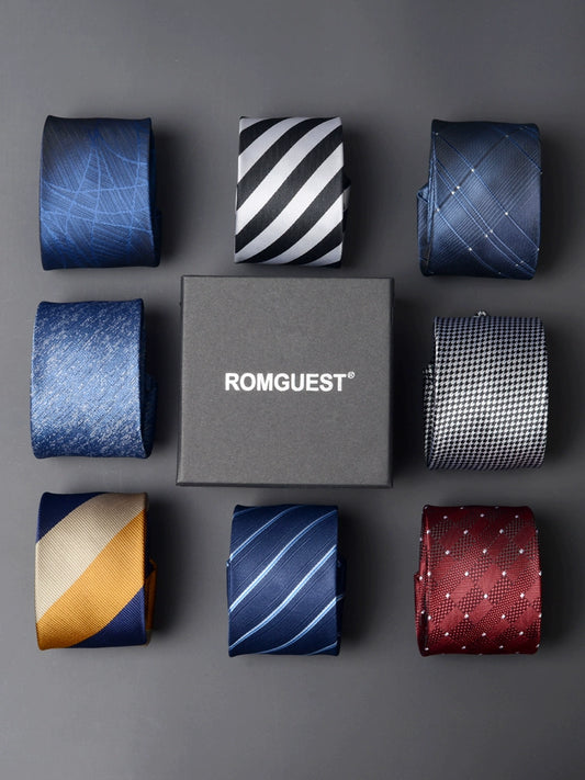 Men's Korean version narrow 6cm hand tie zipper no-shirt women's business dress black, blue and red groom wedding gift